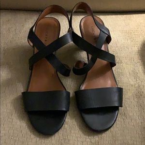 Lucky brand Black leather heels